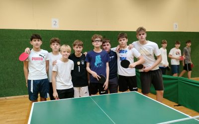 Področno tekmovanje v namiznem tenisu – Dvorana Tabor, 29. 1. 2025